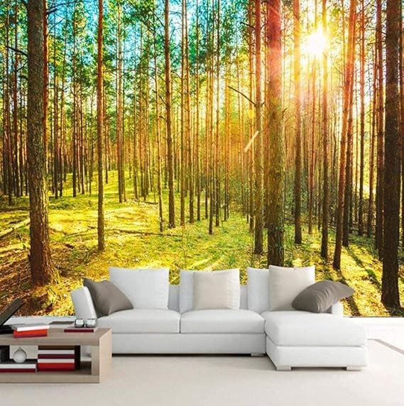 Bosque Paisaje Naturaleza Papel pintado Sala de estar Dormitorio TV