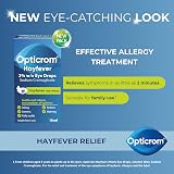 Opticrom Hayfever 2% Eyedrops 50ML 5 Pack Sodium Cromoglicate Anti Allergy view 2