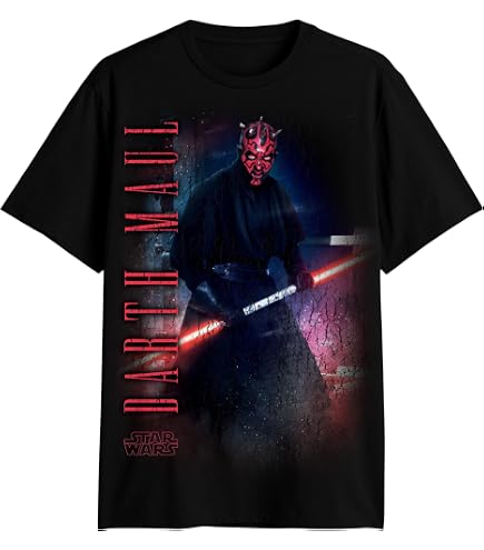 Amazon.com: STAR WARS Darth Maul Dark Zabrak Sith Jedi T-Shirt