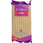 Sculpey Premo Translucent Polymer Oven-Bake Clay - 1 lb Bar for Jewelry | Flexible non-toxic modeling clay for mokume gane, caning and home d&eacute;cor. Stays soft until baked to a durable satin finish