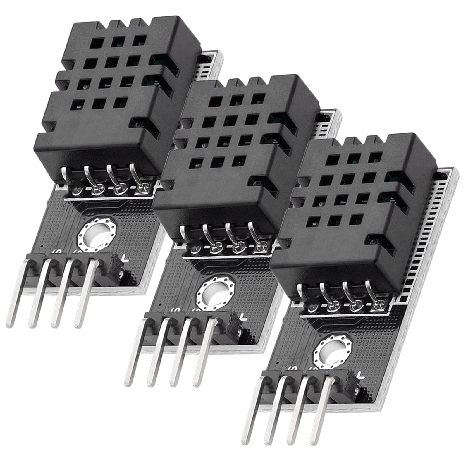 AZDelivery 3 x DHT20 Digital Temperature Sensor and Humidity Sensor with I2C Interface 2.5V to 5.5V Compatible with Raspberry Pi Board for DIY Microelectronics Projects