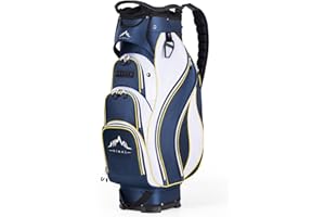 UNIHIMAL Golf Cart Bag with 14-Way Divider Top, Ample Storage Space, Men's Golf Bag with Handles and Umbrella Holder