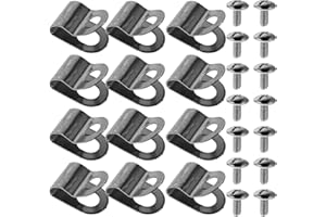 Toyvian 40pcs Hockey Helmet Locking Clips Fastener Kit with Visor Mounting Hardware Universal Accessories