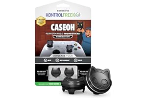 KontrolFreek CaseOh Performance Thumbsticks – Kitty! Edition | for Xbox One & Xbox Series X Controller | Black