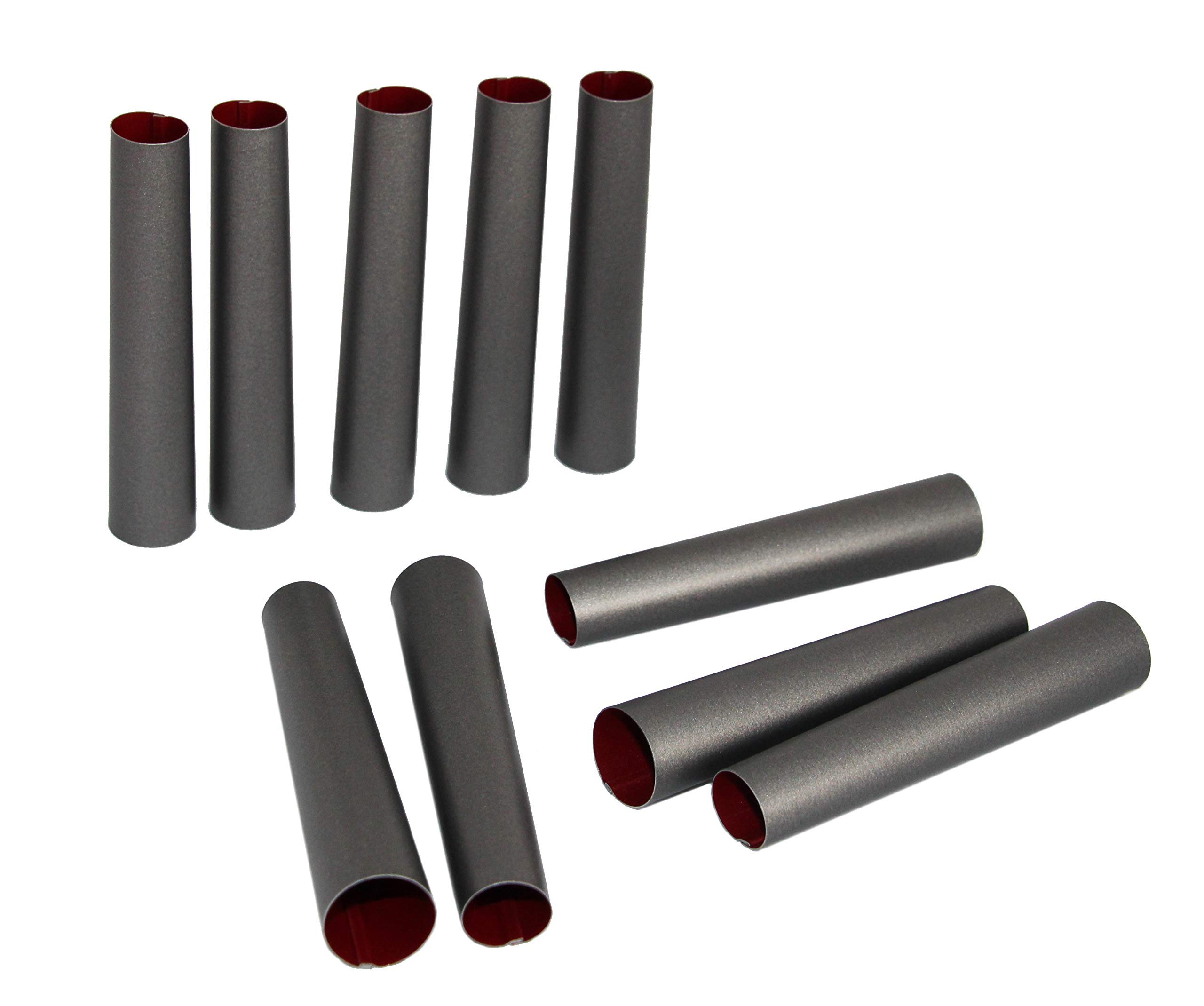 rukauf Cannoli Cone Mould Set of 10 Coated Non Stick Cream Roll Length: 11.3 cm, diameter: 1.9cm - 2.3cm Traditional Baking Mould Cannoli Form Tubes