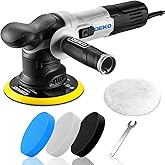 Car Buffer Polisher: DEKOPRO 6 Inch Dual Action Orbital Buffer Polisher, 6 Variable Speed 1800-5500 RPM Random Polisher Kit w