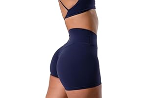 Kamo Fitness Featherlite Enhance 6" Women's Biker Shorts - No Front Seam, Soft, Butt-Lifting, High Waisted