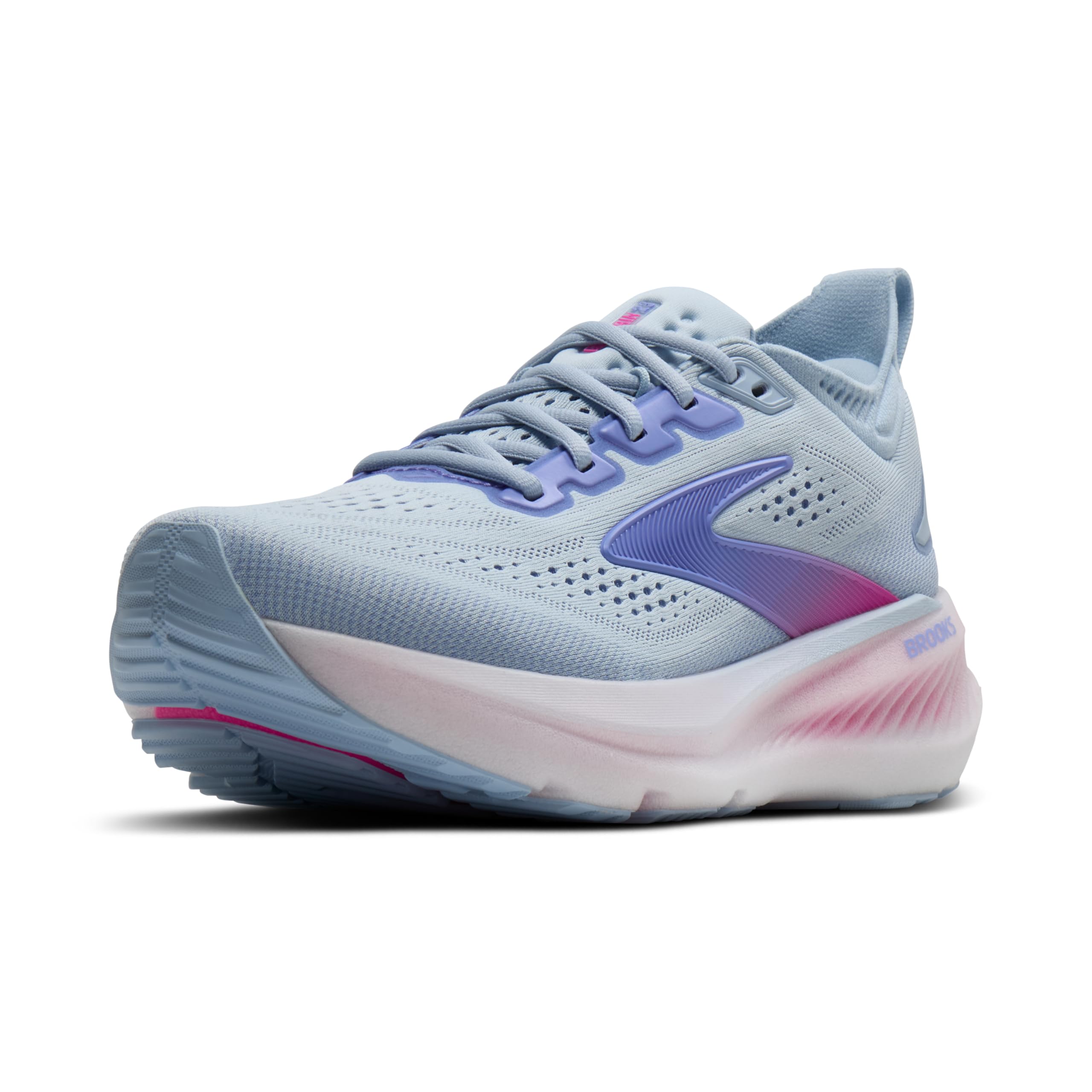 Photo 1 of Brooks Women’s Glycerin 23 Neutral Running Shoe - Skyway/Blazing Bell/Pink - 11 Medium