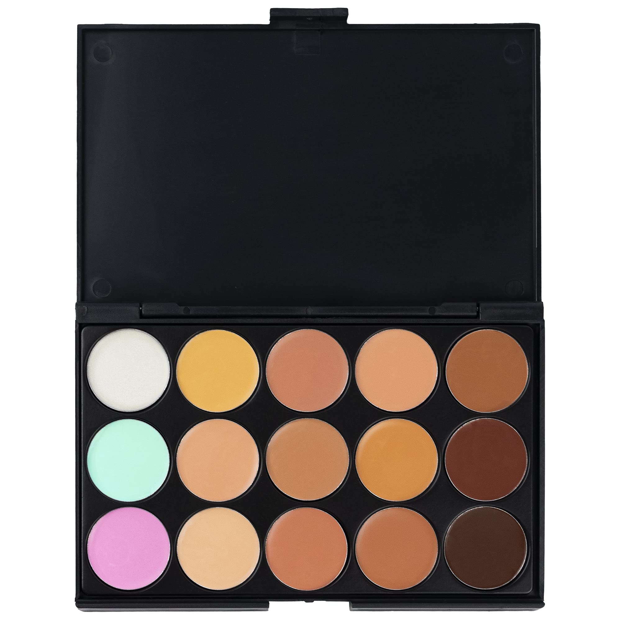 LaRoc ® 15 Shades Colour Concealer Contour Contouring Cream Makeup Face Correction Foundation Palette Kit Makeup Set MUA Professional Ideal for Daily Use