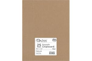 Chipboard 8.5x11 XL Heavy 32pt 25pcPk Natural