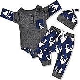 Aalizzwell Newborn Infant Baby Boys Fall Winter Outfit