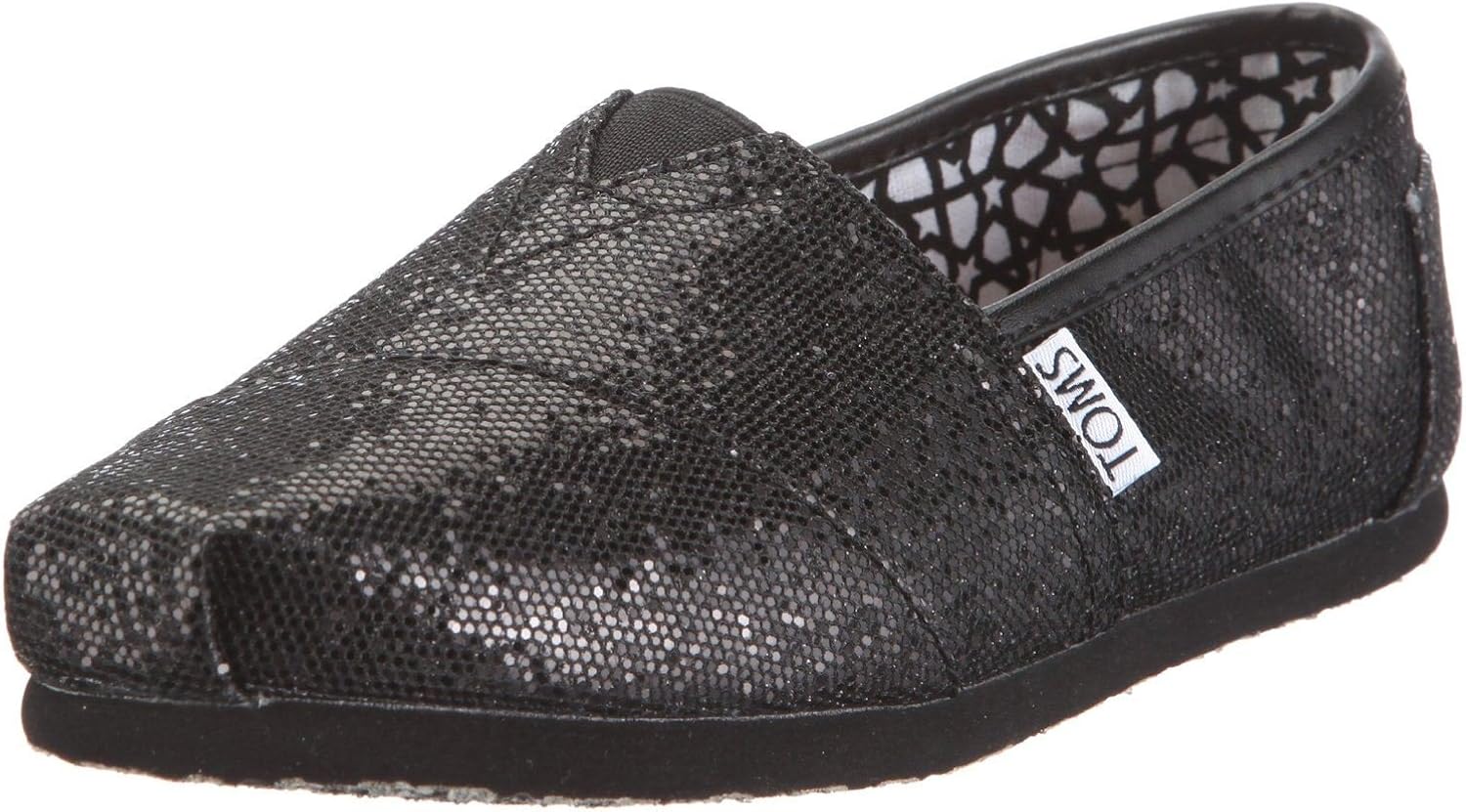 Toms black glimmer women's classics Clearance