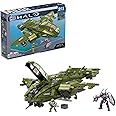 MEGA Halo Toy Building Sets, Pelican Inbound Vehicle with 2024 Pieces, 3 Micro Action Figures and Accessories, for Collectors