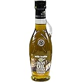 KORVEL Greek Extra Virgin Olive Oil, Truffle Flavored – Amphora Glass Bottle, 250ml (8.45 fl oz) – Pack of 2 – Gourmet EVOO for Pasta, Risotto & Finishing