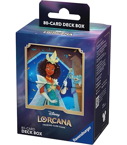 Amazon.com: Ravensburger Disney Lorcana TCG Deck Box Featuring
