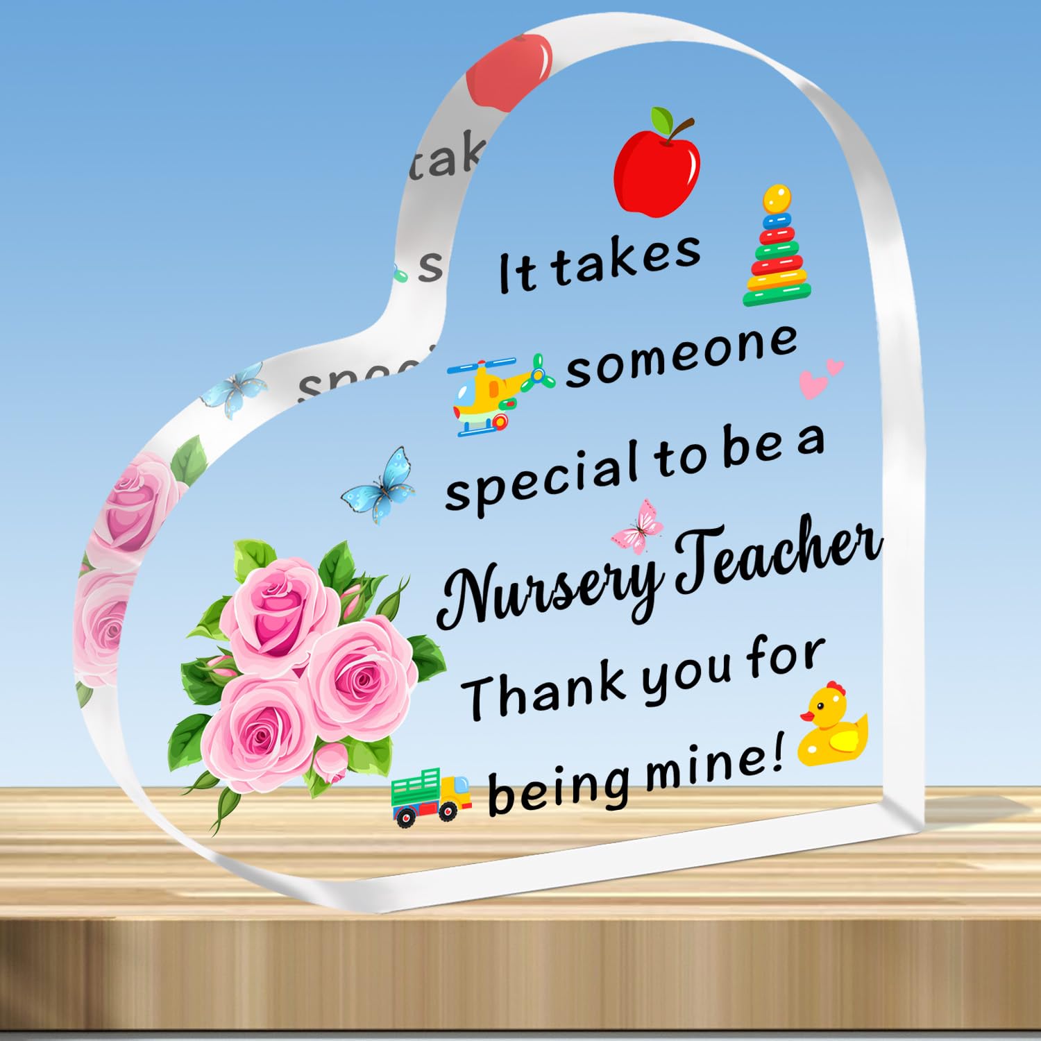 JMIMO Nursery Teacher Gifts - Acrylic Keepsake Teacher Appreciation Gifts