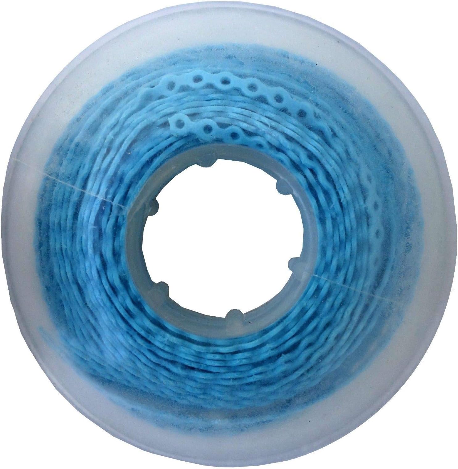 1 Piece Orthodontic Ultra Power Short Chain Dental Elastic Made in USA Baby Blue
