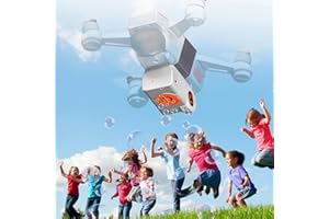 HUIZONHOME Bubble Machine for Drones, Automatic Bubble Maker Blower Drone Accessories with Remote Control, Rechargeable Batteries for Entertainment, Outdoor/Indoor Birthday Parties, Wedding (Drone Not Included)