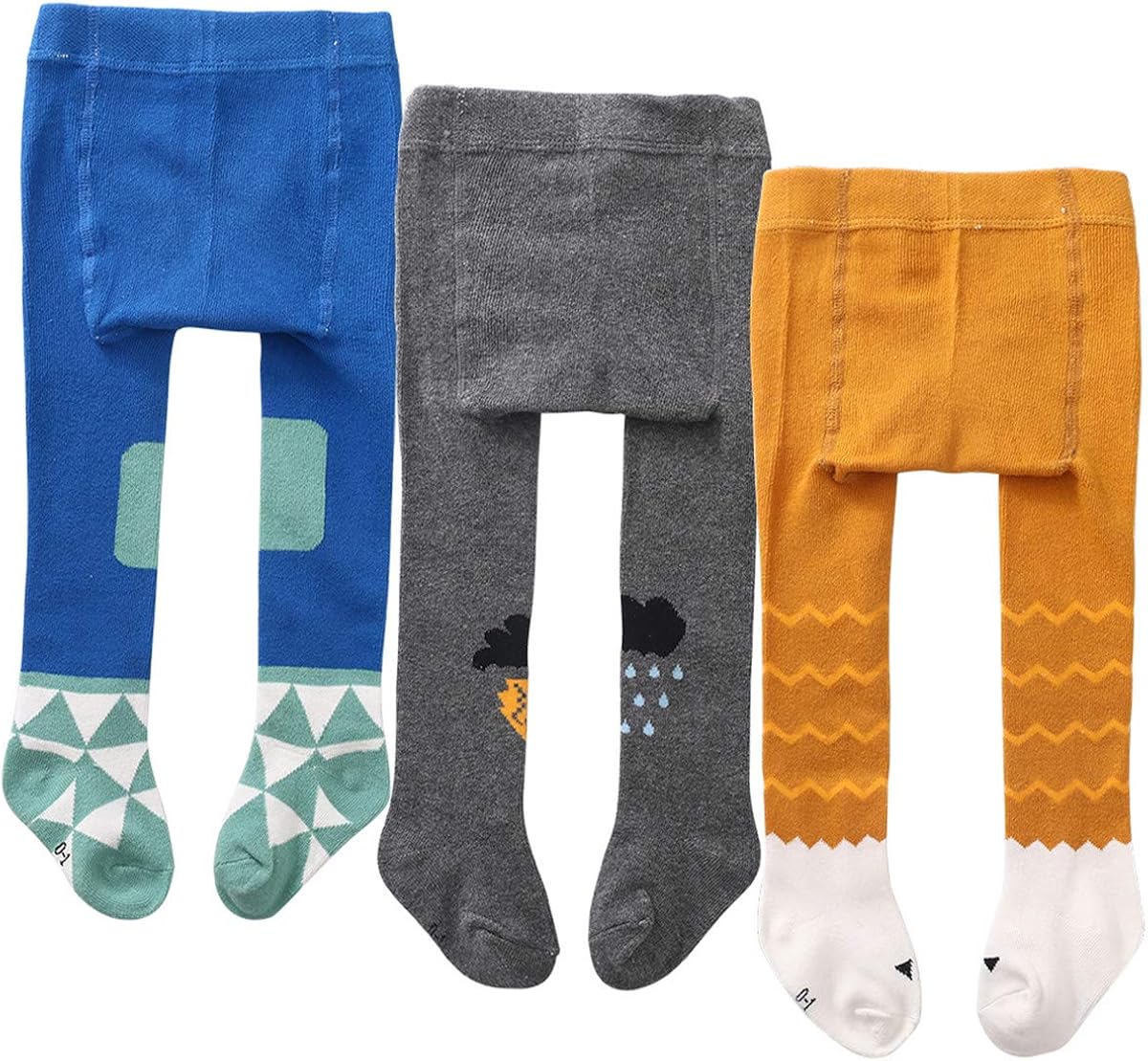 Baby Girls Tight Chriatmas Stocking Infant Kinits Cute Legging Pants Toddler Winter Warm Socks: Clothing