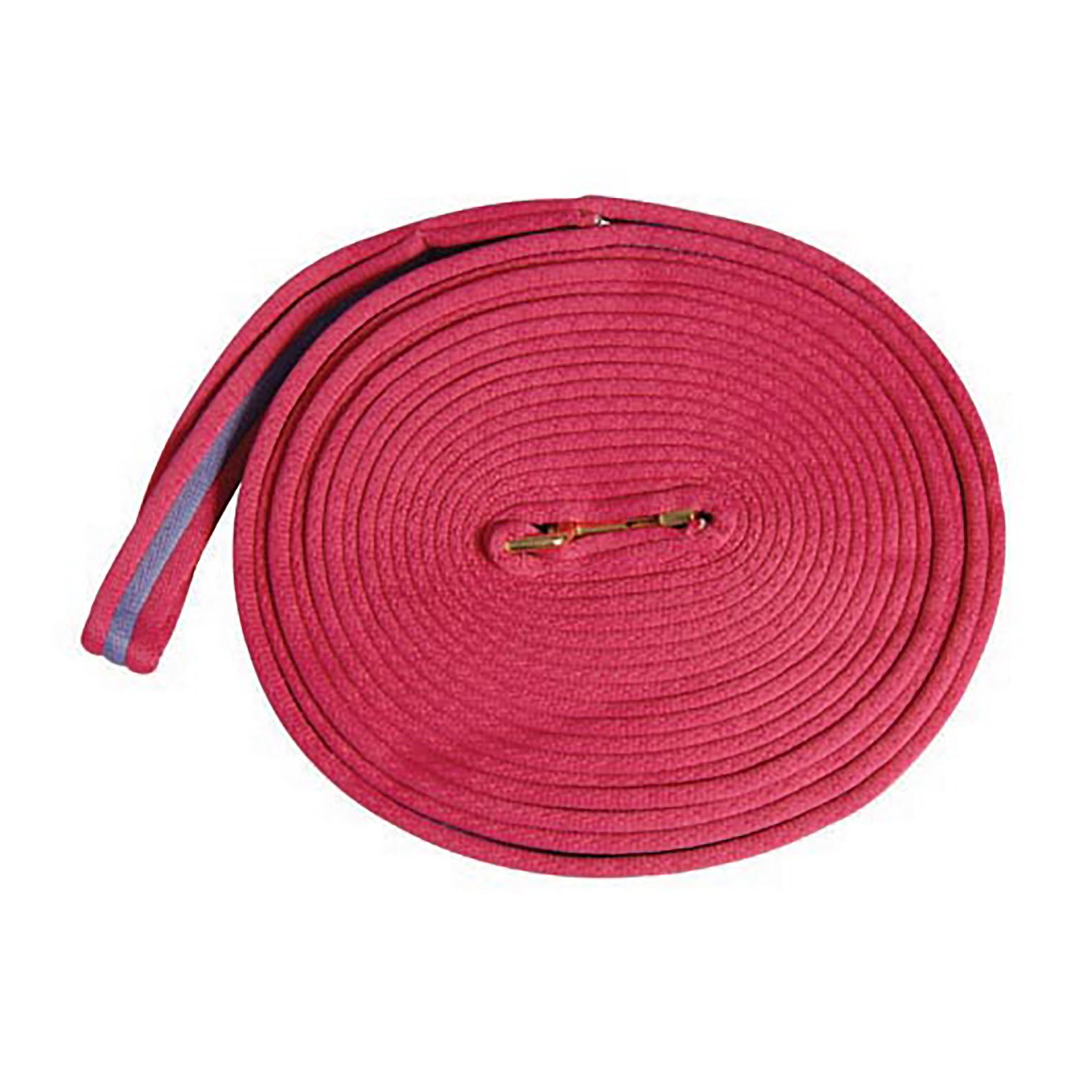 Kincade Two Tone Padded Lunging Rein, Hot Pink/Purple, 8m
