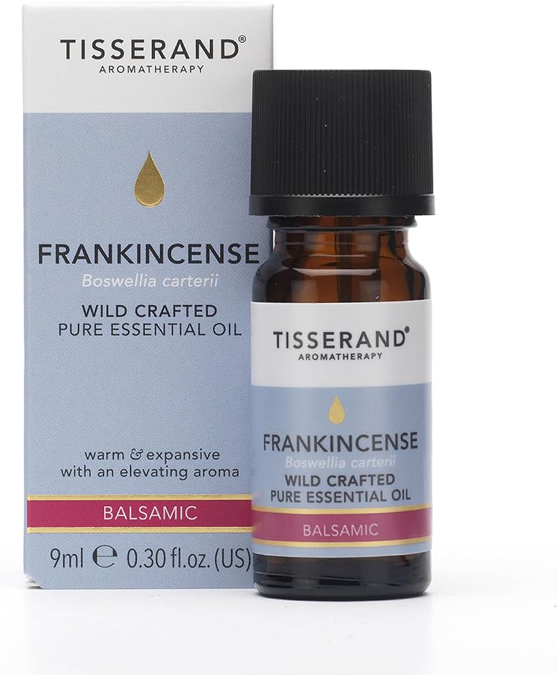 Tisserand Frankincense Essential Oil 9ml Wild Crafted Aromatherapy Oil