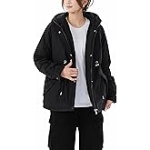 JiangWu Womens Fashion Fleece Sherpa Lined Hooded Coat Winter Thicken Warm Jacket