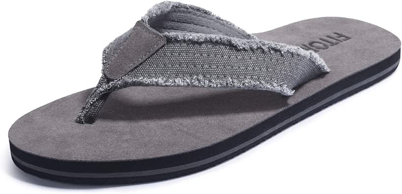 Amazon.com | FITORY Mens Flip Flops Soft Yoga Mat Thong Sandals Lightweight Slippers for Outdoor 