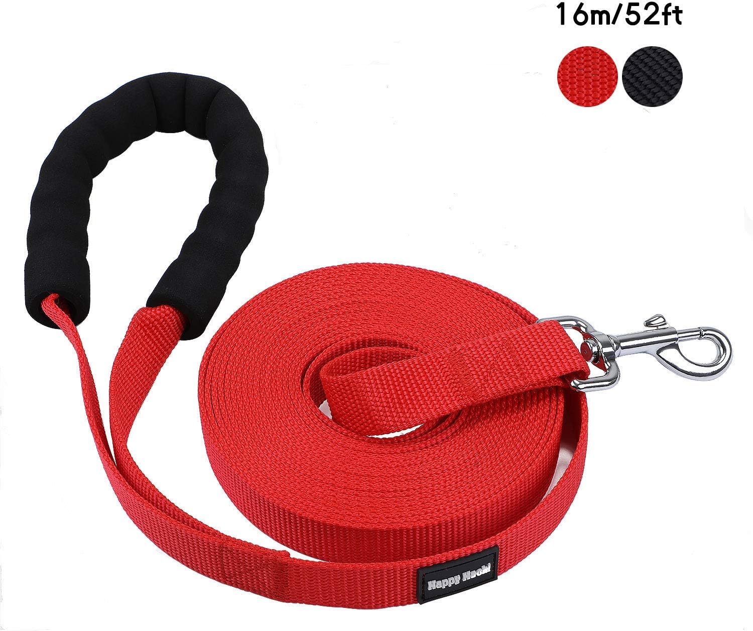 HAPPY HACHI Dog Training Lead with Padded Handle Strong Long Rope Nylon