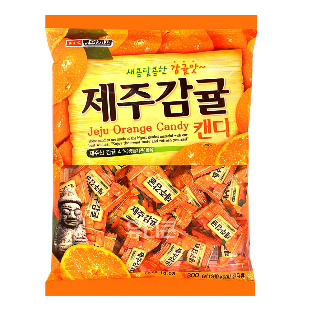 Korean Assorted Popular Fruit Flavored Candy Pieces (Jeju