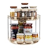 LAMU 2 Tier Lazy Susan Turntable Organizer