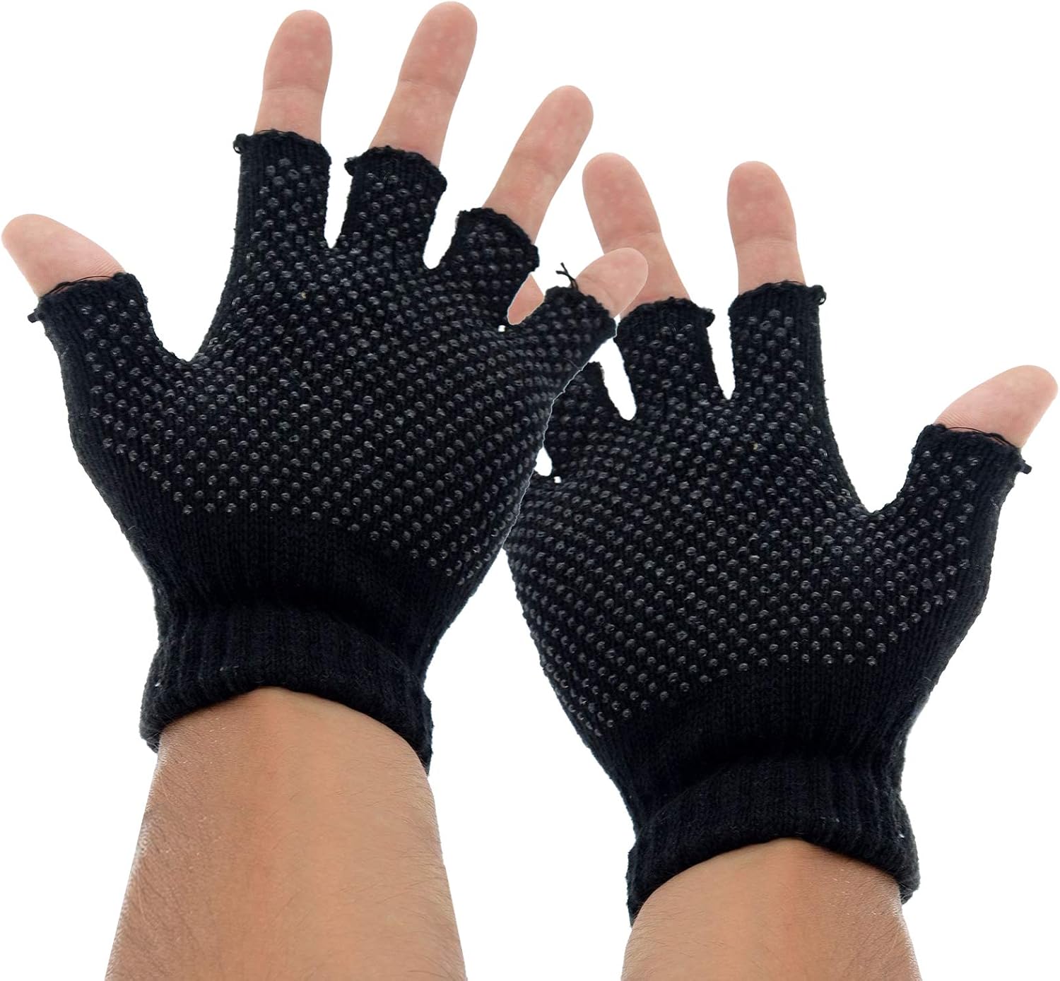 Men's gloves with fingers cut out Clearance