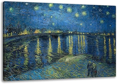 Amazon Co Jp ゴッホ 星月夜 印象派 アートパネル アートポスター フレーム インテリア 油絵 絵画 複製画 風景画 装飾画 壁掛け 飾り絵 贈り物 部屋 木製フレームの完成品 40x60cmx1枚 ホーム キッチン