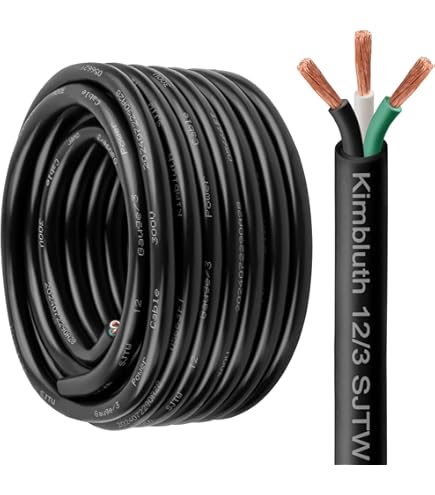 2 4 Soow Cord 14/4 SOOW Portable Power Cord - 15 Ft, 600V, Flexible 4-Conductor Cable, Made In USA 14/4 Soow Cable 15 Ft 600v Portable Outdoor Flexible Wire