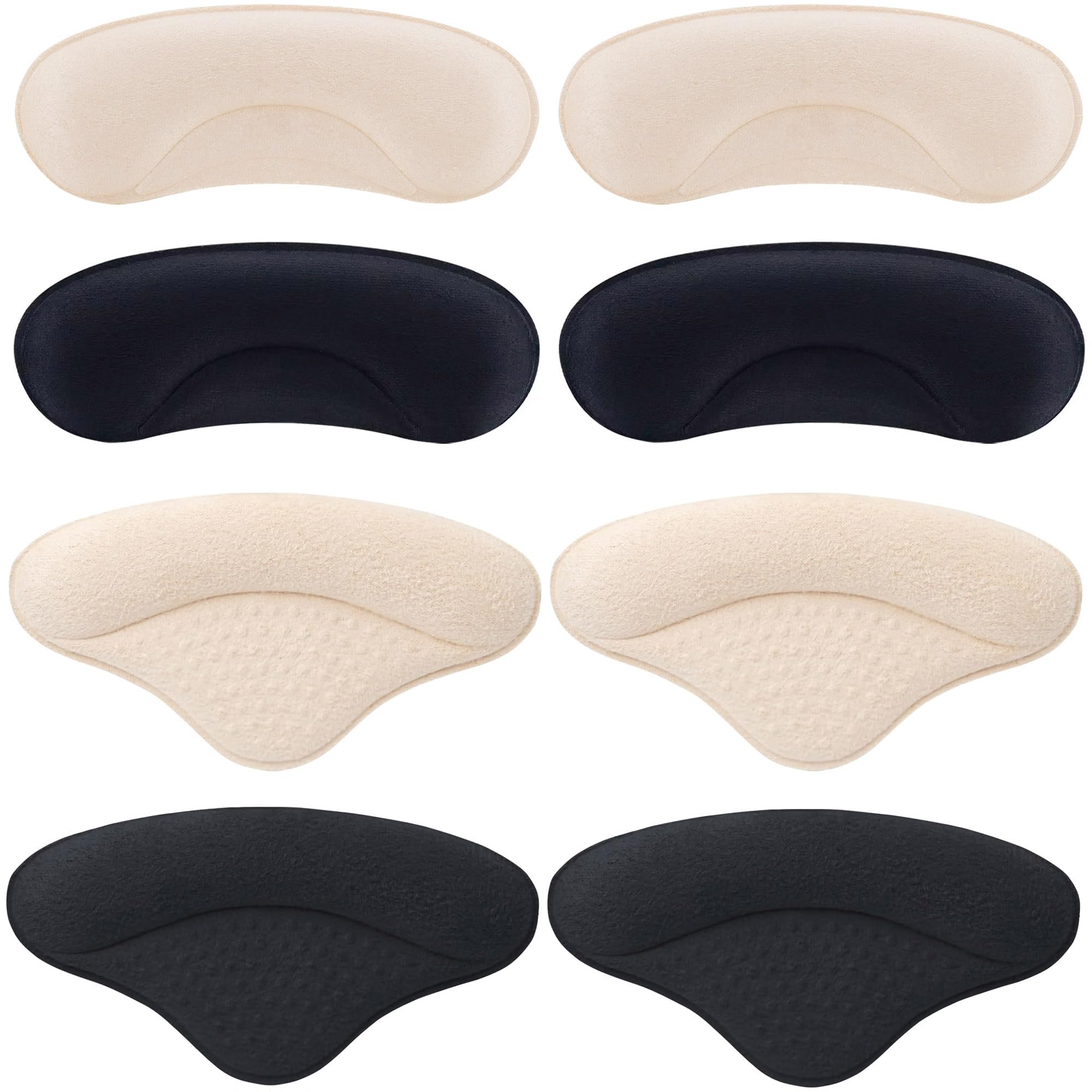 Photo 1 of  SET OF 6
4 Pairs Heel Cushions Pads, Shoe Grips Liners Heel Protectors to Prevent Loose or Big Shoes, Heel Pain, Blisters and Rubbing, Anti Slip Shoe Fillers Make Shoes Fit Tighter