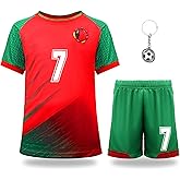 Boys Soccer Jerseys Training Uniforms Soccer Jerseys for Boys Girls Soccer Fans Gift Set 4-14 Years