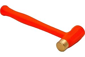 GENERIC 12oz Dead Blow Brass Face Hammer Metalsmith Bench Tool