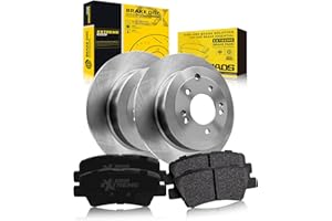 TOVASTY Rear Brake Kit Compatible with Hyundai Tucson 2016-2021,Premium OE Brake Rotors and Carbon Ceramic Brakes Pads Compat