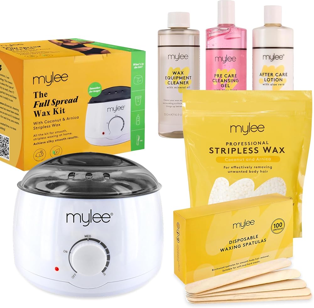 Mylee Professional Complete Waxing Kit with Wax Heater and 500g Beads