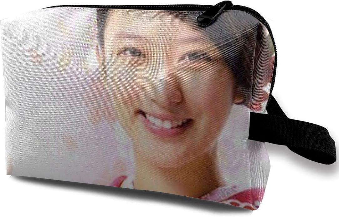 武井 咲 笑う メイクポーチ 化粧ポーチ 化粧品収納 コスメポーチ 化粧バッグ 小物入れ 収納ポーチ トラベルポーチ コンパクト 大容量 機能的 ブラシ バッグ 旅行 携帯便利 Nisaukaji シューズ バッグ Amazon