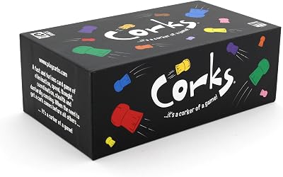 Ginger Fox Corks Family Party Game | Easy Fast-Paced Elimination for 3-14