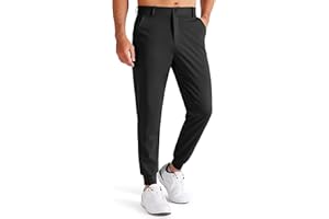 Libin Men's Golf Pants Joggers Lightweight 3 Pockets Slim Fit Soft Stretchy Tapered Work Dress Athletic