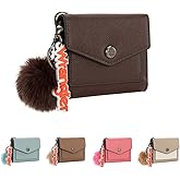 Montana West X Wrangler Small Wallet Women's Card Cases & Money Organizers Trifold Mini Keychain Card Holder with Zipper Coin Pocket