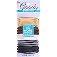 Goody Ouchless Elastic Hair Tie - 50 Count, Neutral Colors - 2MM for Fine to Medium Hair - Pain-Free Hair Accessories for Men