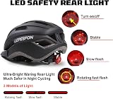 LEPESFON Bike Helmet Adjustable Lightweight 56-61cm with Visor view 3