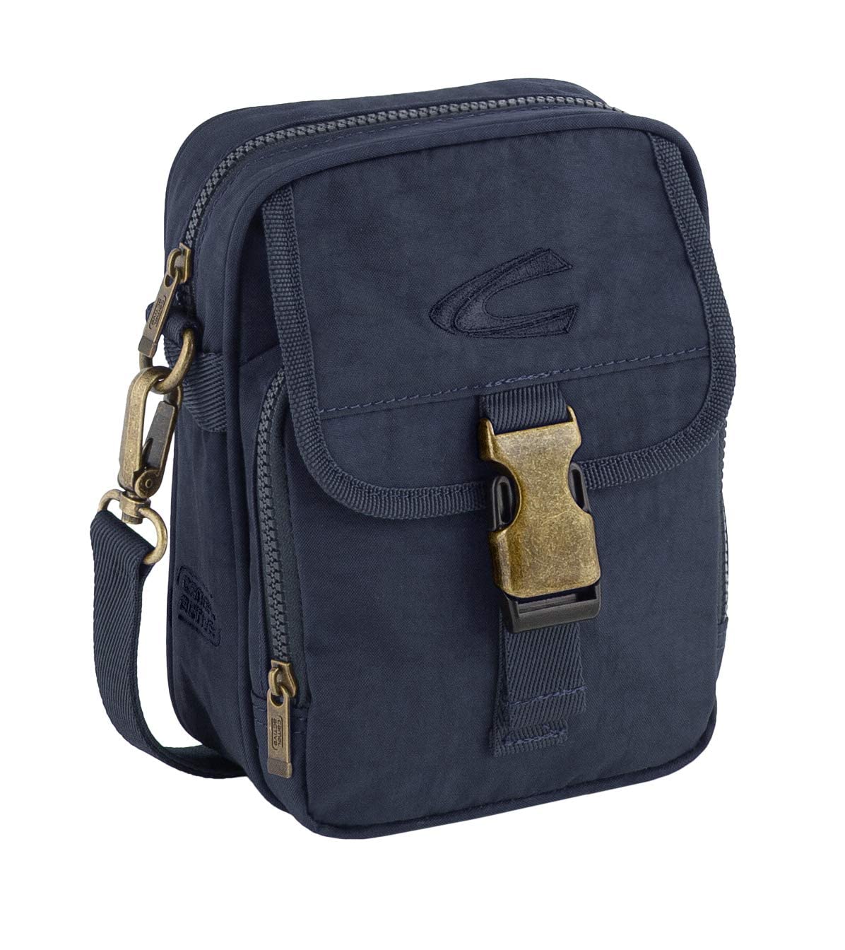 camel active Journey Men's Backpack, Dark Blue, 16x8x21,5, 000381