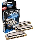Amazon.com: Hohner Blues Harp 5-Piece Diatonic Harmonica Bundle