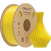 Creality PLA Filament 1.75mm Yellow, 1kg(2.2lbs)/Spool 3D Printer Filament PLA Designed for High Speed 30-600mm/s, Hyper PLA 
