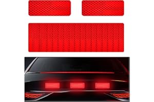JUSTTOP 20PCS Reflective Tape Stickers, Night Visibility Car Safety Night Warning Sticker Reflective Decal, Outdoor Waterproo