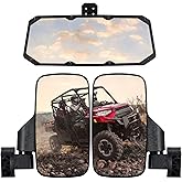 OFIG UTV Ranger Side Mirrors and UTV Center Mirror Set Compatible With 2015-2025 Polaris Ranger 500 570 900 1000 XP with Pro-Fit Profiled Tube