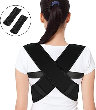 Amazon Co Jp 猫背矯正ベルト 姿勢矯正 Meristcn 背筋矯正 サポート 調整可能 肩筋サポート 姿勢改善 サポーター 猫背解消 男女兼用 背筋補正 ベルト 矯正ベルト スポーツ アウトドア